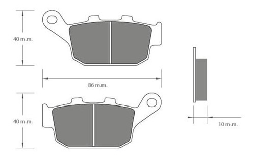 Pastilla Semimetal Yamaha Xj6 Diversion 600 Tra 011615 Foto 2