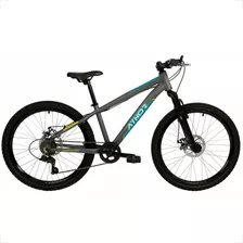 Bicicleta Infantil Aro 24 Athor Brave Aluminio Shimano 7vel.