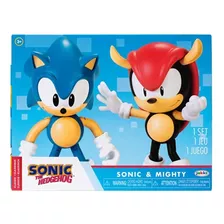 Pack Figuras Sonic Y Mighty Articulada Jakks Pacific