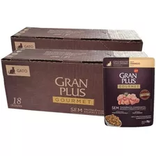 Caixa 18 Saches Granplus Gourmet Gato Trato Urinário 85g