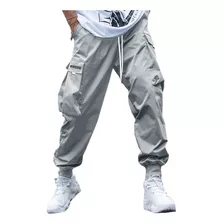 Calça Cargo Ea Side E Bolso Com Aba Para R