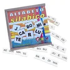 Brinquedo Alfabeto Silabico Alfabetização 150 Peças Escolar