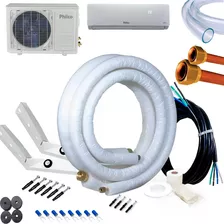 Kit Instalação Completo Ar Philco Eco Split Inverter 18000