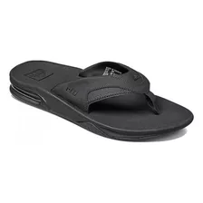 Ojotas Sandalias Reef Fanning Total Black Hombre - Potenza