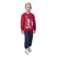 Conjunto Infantil Menino Blusão E Calça Jogger Moletom