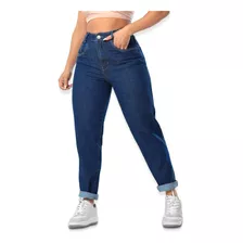 Calça Feminina Mom Beg Jeans Premium Cintura Alta Lançamento
