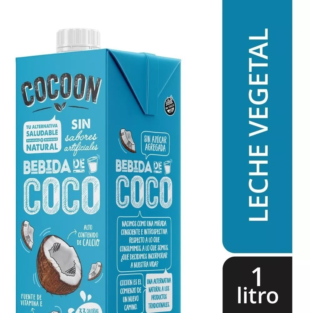 Bebida De Coco Cocoon 1l.