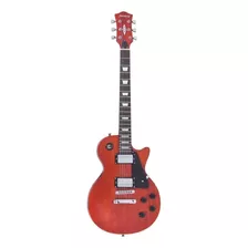 Guitarra Elétrica Strinberg Lps Series Lps260 Les Paul De Mogno Mahogany Satin Fosco Com Diapasão De Madeira Técnica