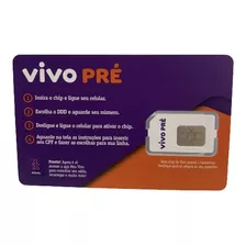 10x Chip Vivo Sem Recarga Atacado Ddd Automático 