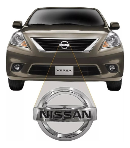 Emblema Parrilla Nissan Altima 2006-2008 2009 2010 2011 2012 Foto 3