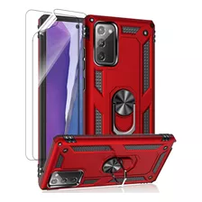 Funda Para Galaxy Note 20 Ultra, Rojo/soporte/resistente