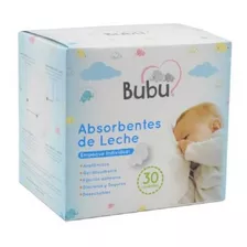 Bubu Absorbentes De Leche 30 Unidades