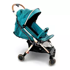 Coche De Paseo Pegable Verde Para Niños Infantil Premium