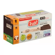 Marcador De Pizarra Trabi 450 Caja X 12 Unidades Negro