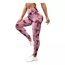 Leggins Push Up Tie Dye Sin Costuras Levanta Cola Para Mujer