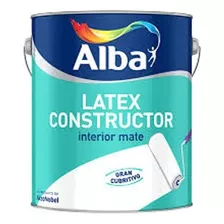 Pintura Latex Interior Alba Constructor X 4lts Color Blanco