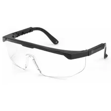 5 Óculos De Proteção Transparente Em Acrílico - 15x10cm