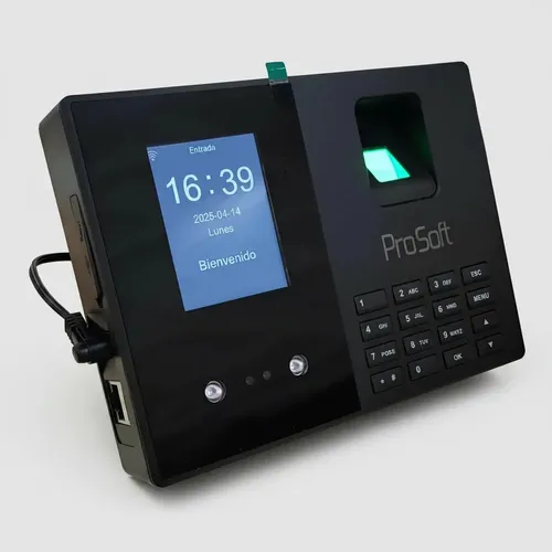 Reloj Prosoft Ps200bw Facial Palma Huella Wifi Bateria Negro