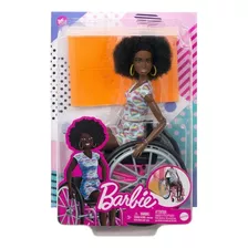 Boneca Barbie Fashionistas Negra Cadeira De Rodas - Mattel