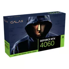 Placa De Vídeo Galax Geforce Rtx 4060 Ex 1-click Oc Argb 8gb