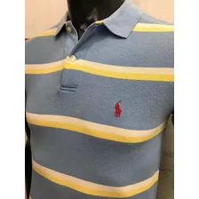 Chomba De Pique Polo Sport Ralph Lauren Talle Small Celeste