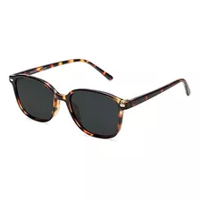 Sojos Square Trendy Tortoise Gafas De Sol Polarizadas Mujere