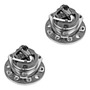 2- Mazas Traseras Sin Abs Chevrolet Astra L4 2.0l 04/06 Tmk