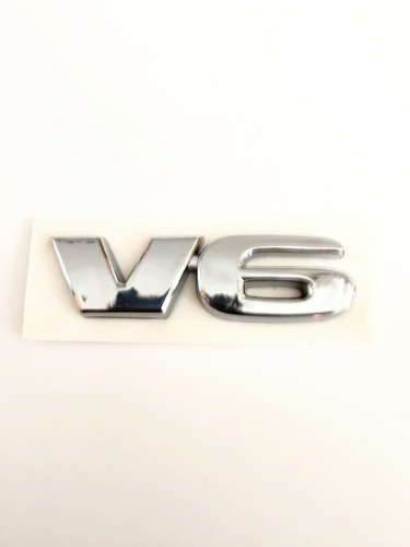 Emblema Toyota V6 Cromado Foto 2