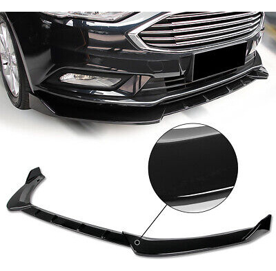 [3pcs] For 17-18 Ford Fusion Painted Black Front Bumper  Ddw Foto 5
