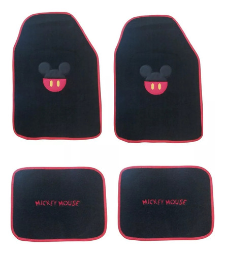 Kit 4 Tapetes Mickey Mouse Hyundai Matrix 2003 Foto 2