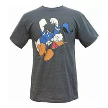 Disney Donald Duck Tantrum Playera Para Hombre, Azul Marino