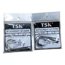 Anzuelo Straight Shank 5/0 De Tsurikobo Ideal Variada De Mar