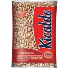 Feijão Rajado Kicaldo 1 Kilo - Kit Com 2