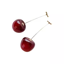 Aretes Colgantes Cereza Par