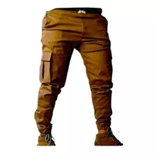 Jogger Cargo De Hombre. Gabardina Stresh Moda Casual