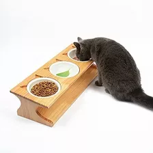 Smith Chu Cuencos Elevados Para Mascotas, Alimentador Para P