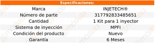 1- Repuesto P/1 Inyector Van 2.2l 4 Cil 1986/1987 Injetech Foto 2