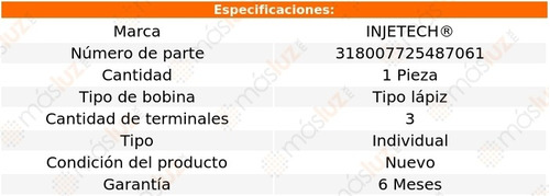 1- Bobina Encendido Freelander 2.5l V6 2002/2005 Injetech Foto 4