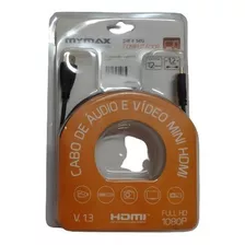 Cabo De Áudio E Vídeo Hdmi Para Mini Hdmi