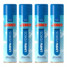 Kit 4 Jimo Limpa Vidros Multiuso Box Blindex Espelho Cristal