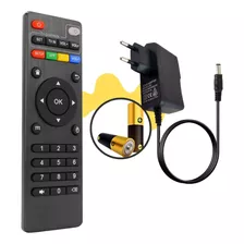 Controle Para Aparelho Tv Box + Fonte 5v 2a