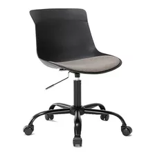 Silla Operativa Eames Acolchonada Color Negro