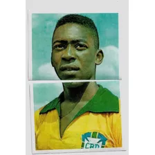 Figurinhas Do Jogador Pelé Do Album Brasil De Todas As Copas