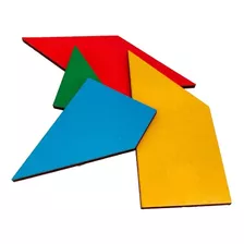 Quebra Cabeça Desafio Monte O T Raciocínio Lógico Tangram