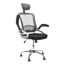 Sillas Para Oficina Economica Ajustable Ergonomica Envio Gra Color Gris Material Del Tapizado Mesh