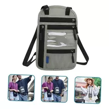 Rfid Halter Style Travel Cartera De Pasaporte Impermeable