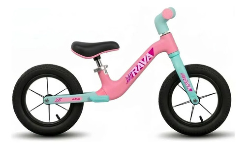 Bike Infantil Equilíbrio +3 Buddy 2 Balance Sem Pedal Rava Rosa