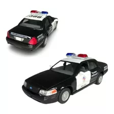 Miniatura Carro Ford Crown Policia Americana 1° Linha