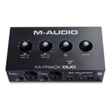 M Audio M Track Duo Generacion Nva Interfaz Placa Usb Audio