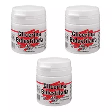 Glicerina Bidestilada 40g Kit 3 Unidades Alimentícia Vegetal